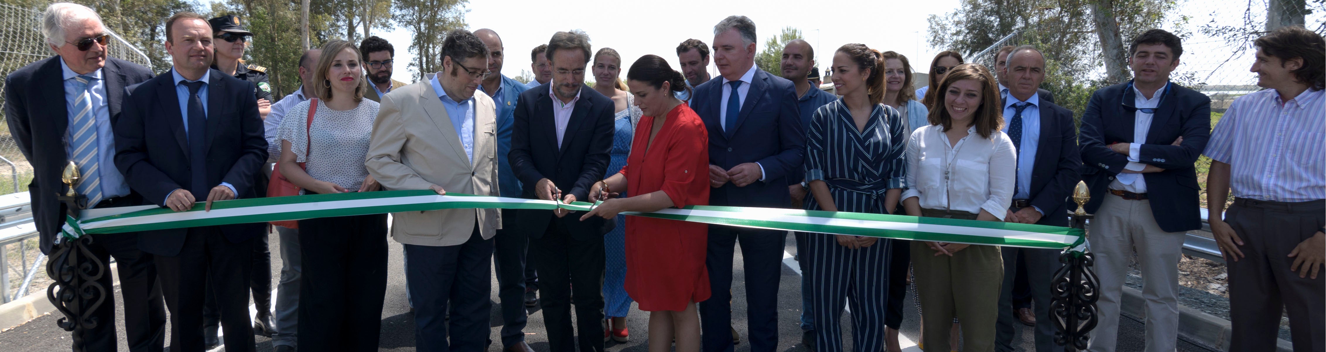 Momento de la inauguración de la infraestructura