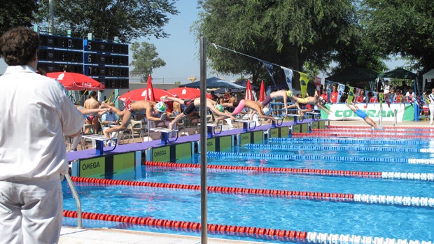 Campeonato andaluz de natación celebrado en Dos Hermanas