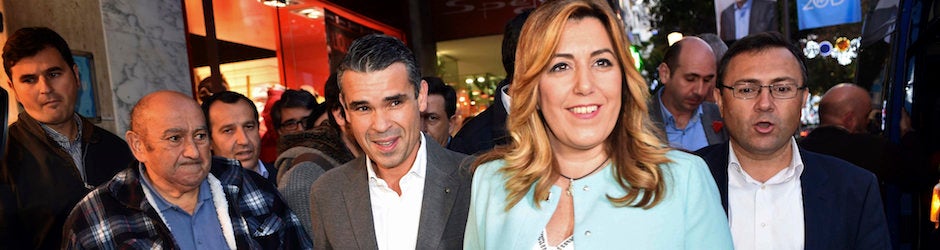 Susana Díaz y José Bernal, alcalde de Marbella