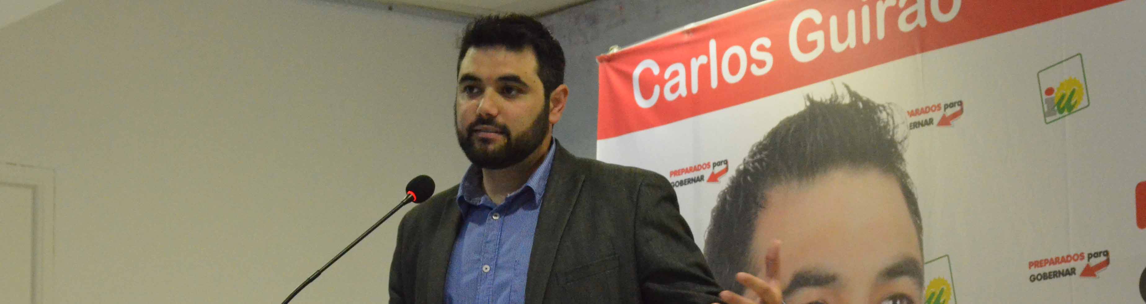 El concejal de Izquierda Unida en Utrera Carlos Guirao