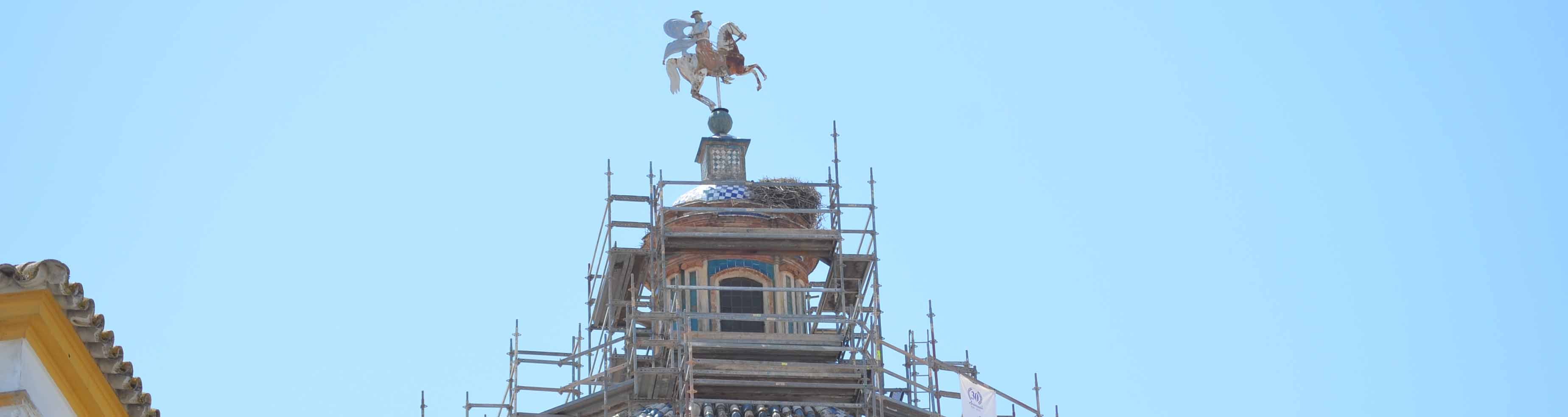 La cúpula de la iglesia de Santiago el Mayor de Utrera