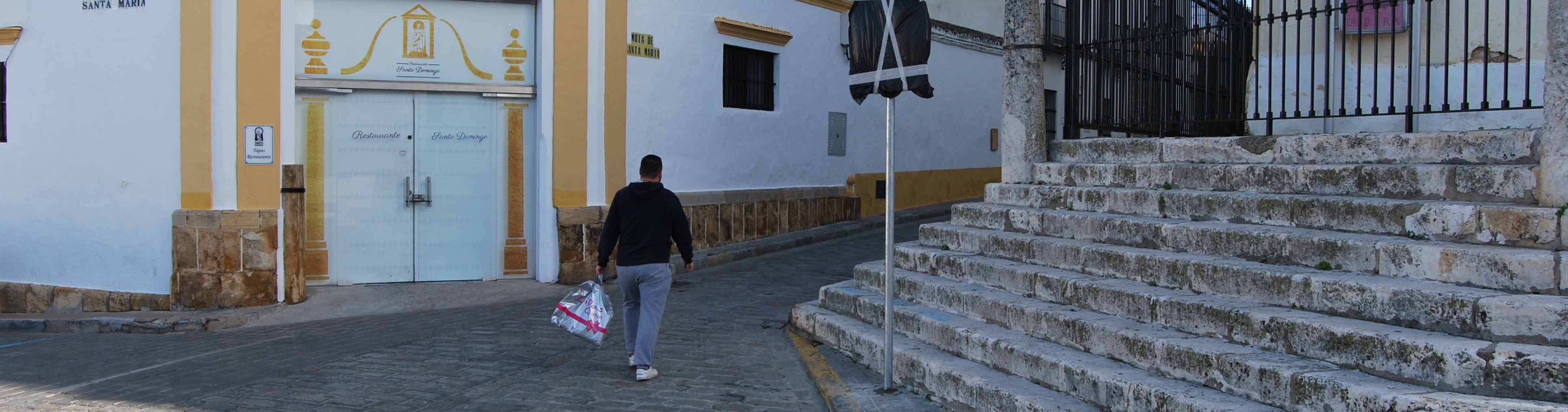 La calle donde según el historiado Julio Mayo nació el Abate Marchena