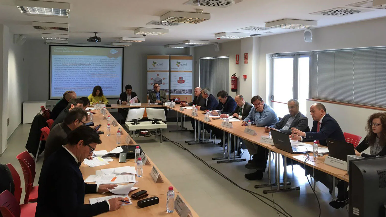 Reunión de la junta general del parque científico-tecnológico de Jaén
