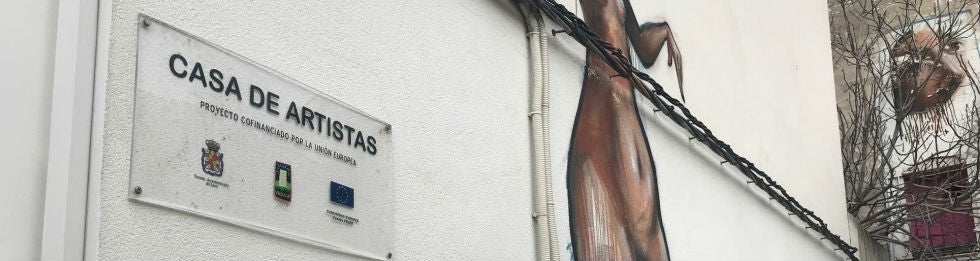 Fachada de la Casa de los Artistas, situada en el casco histórico de Jaén