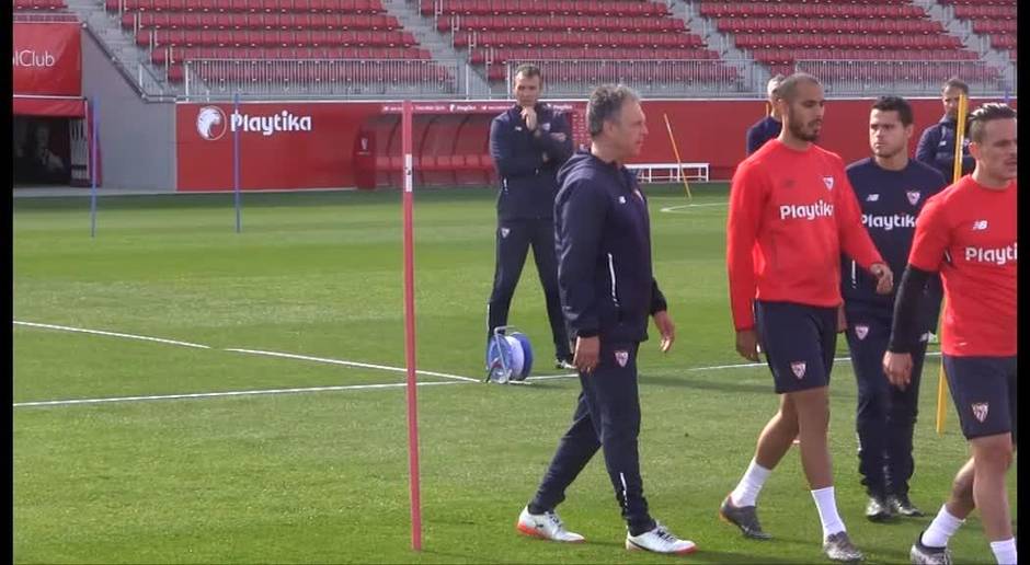 Las motivadoras frases de Caparrós en su primer entrenamiento