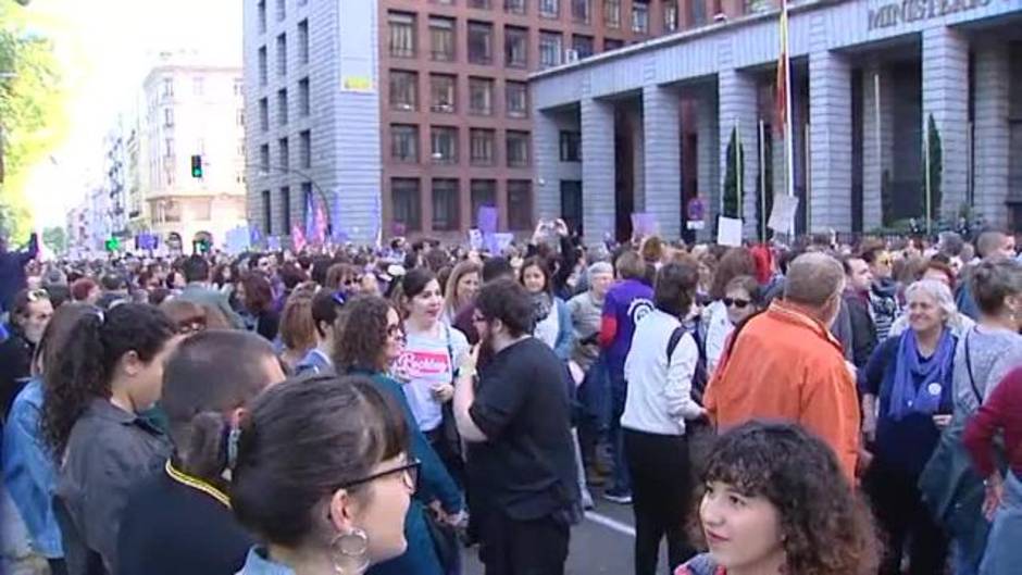 Madrid vuelve a las calles para protestar por la sentencia de "La Manada"