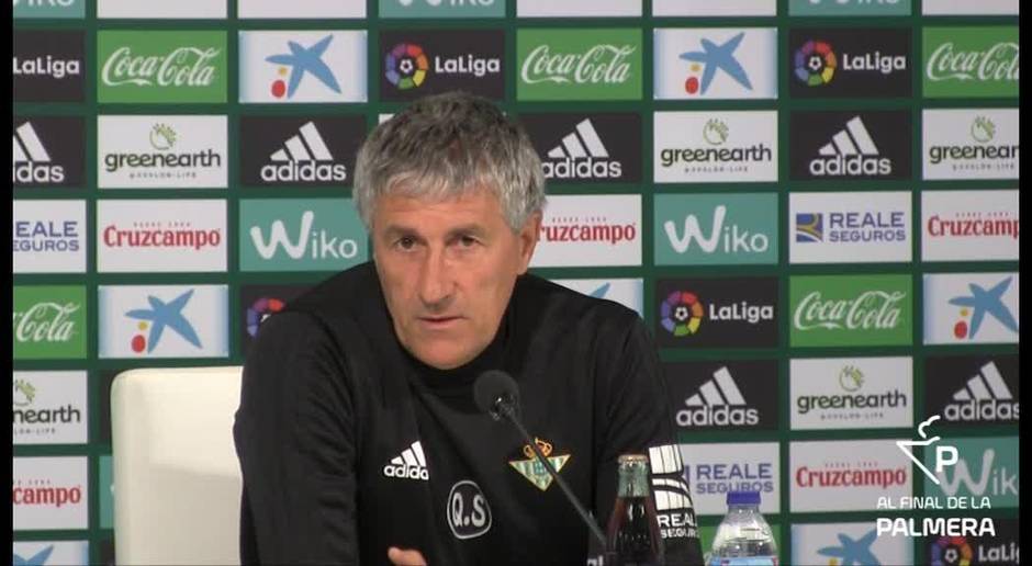 Setién: "Guardado tendrá que estar cuatro o cinco días parado"