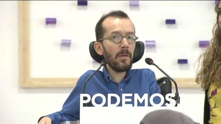 Echenique: "Rajoy va a elegir un nuevo capo de la mafia en la Comunidad de Madrid"