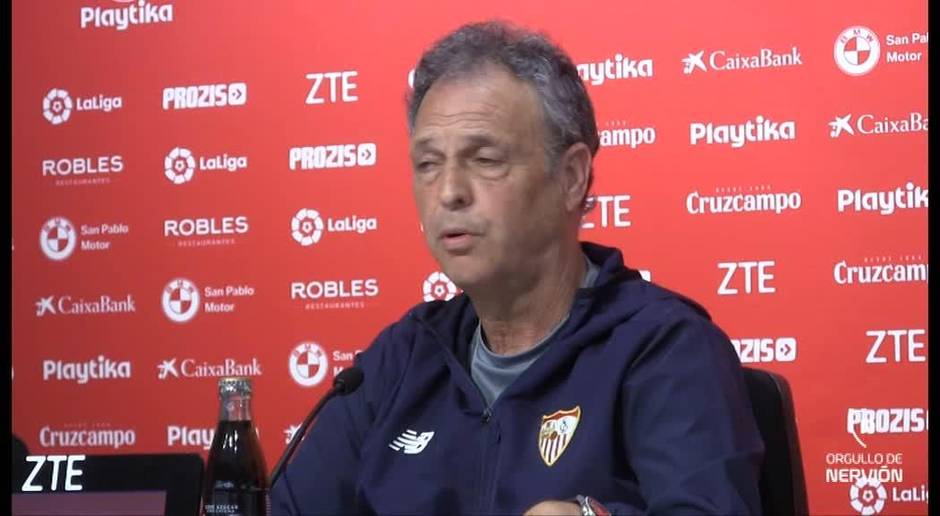 Caparrós confirma que ante el Alavés será su último partido como entrenador del Sevilla