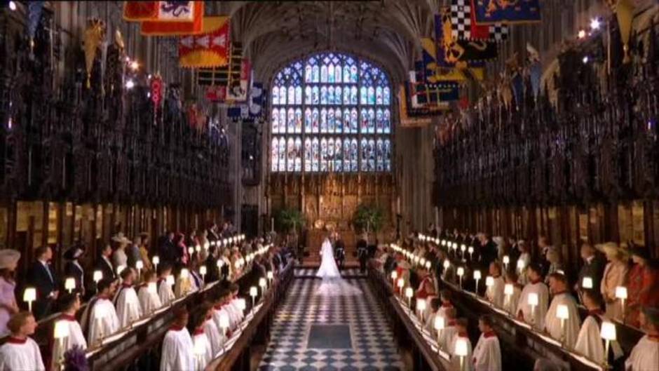 El Príncipe Harry y Meghan Markle se dan el «sí quiero»