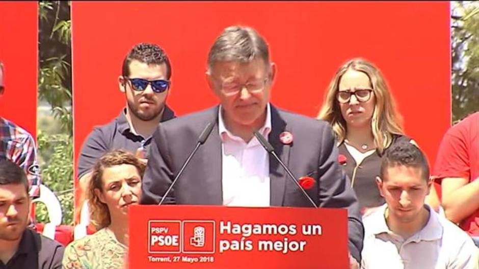 Puig achaca la inestabilidad de España a la corrupción del PP