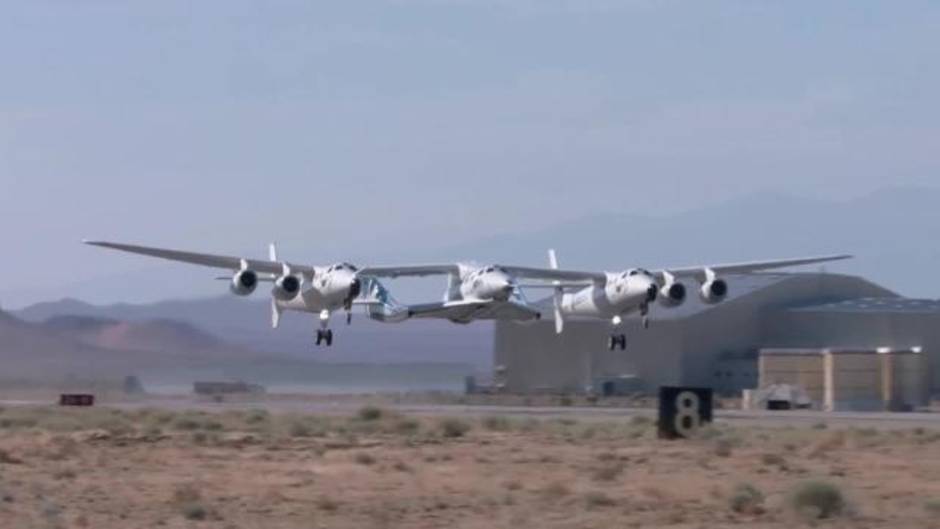 Virgin Galactic hace un segundo vuelo supersónico con su avión espacial para turistas