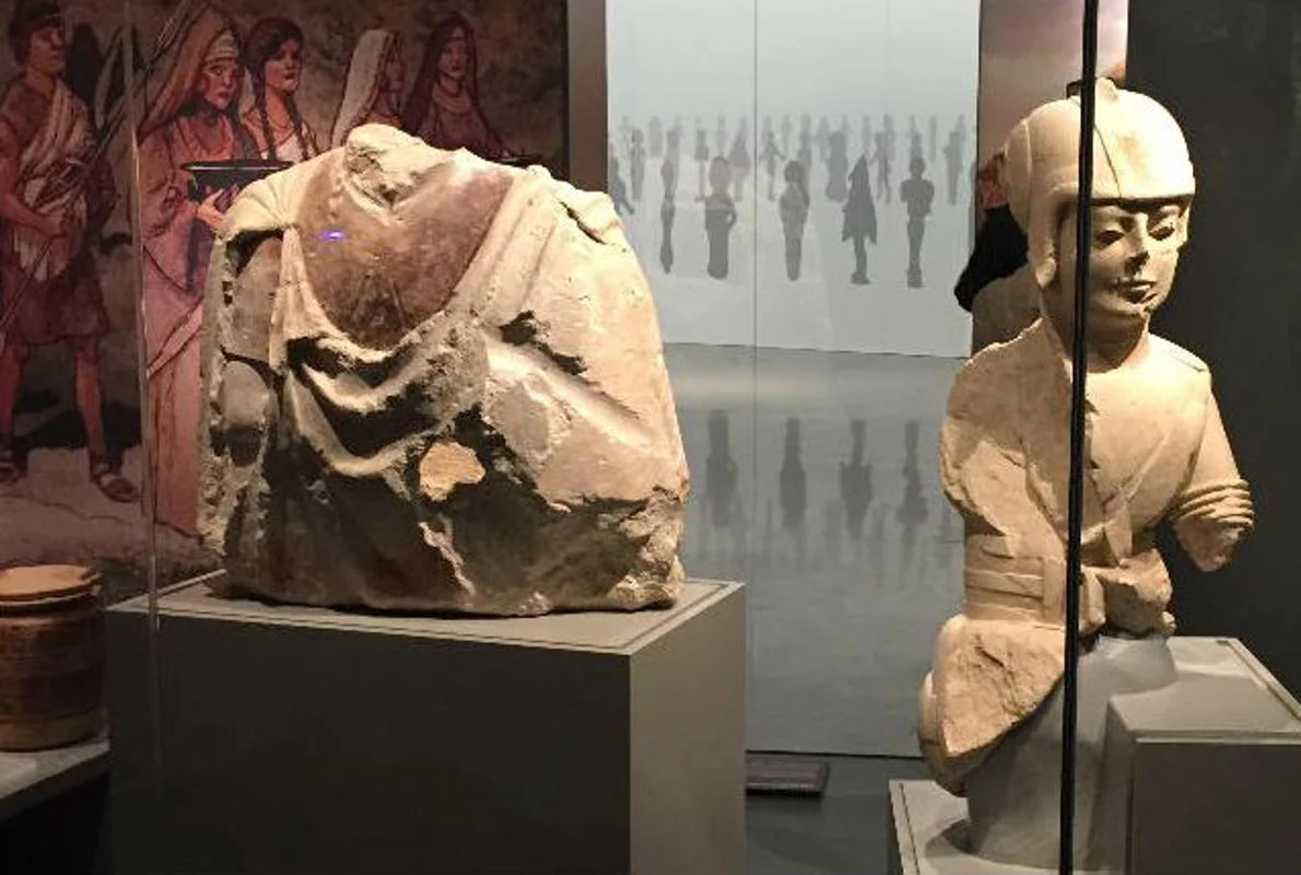 Dos de las piezas más importantes del museo Ibero de Jaén.