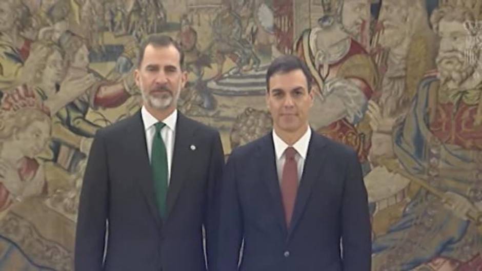 Toma de posesión de Pedro Sánchez como presidente del Gobierno
