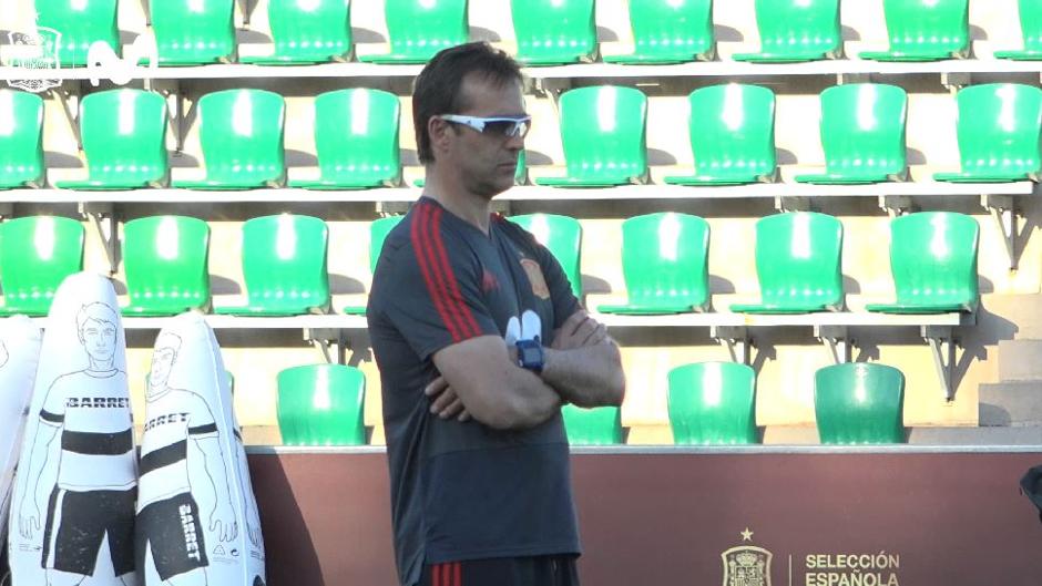 Los gestos de Lopetegui tras conocerse su fichaje por el Real Madrid