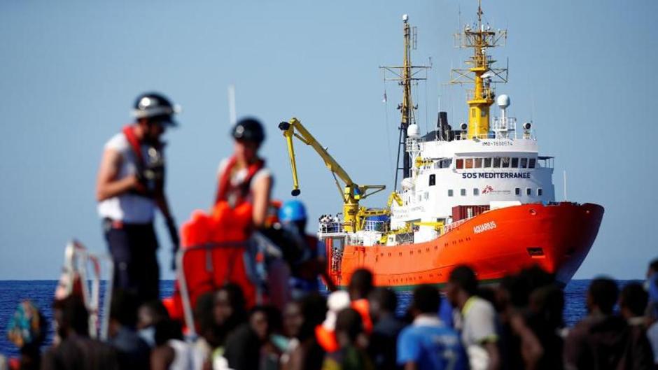 Los migrantes rescatados del 'Aquarius' ya están en Valencia