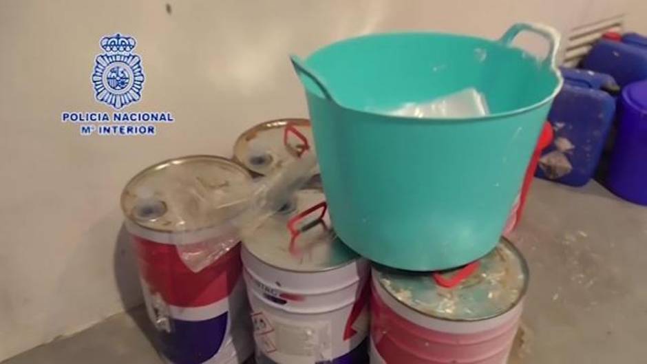 La Policía Nacional desarticula un laboratorio de drogas sintéticas