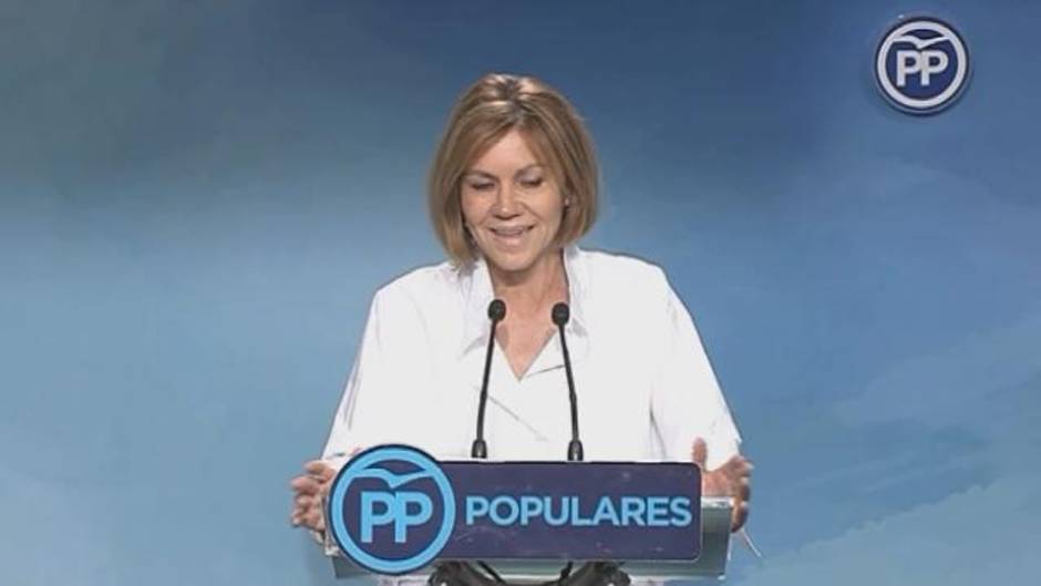 Cospedal renuncia a cualquier cargo en el futuro PP