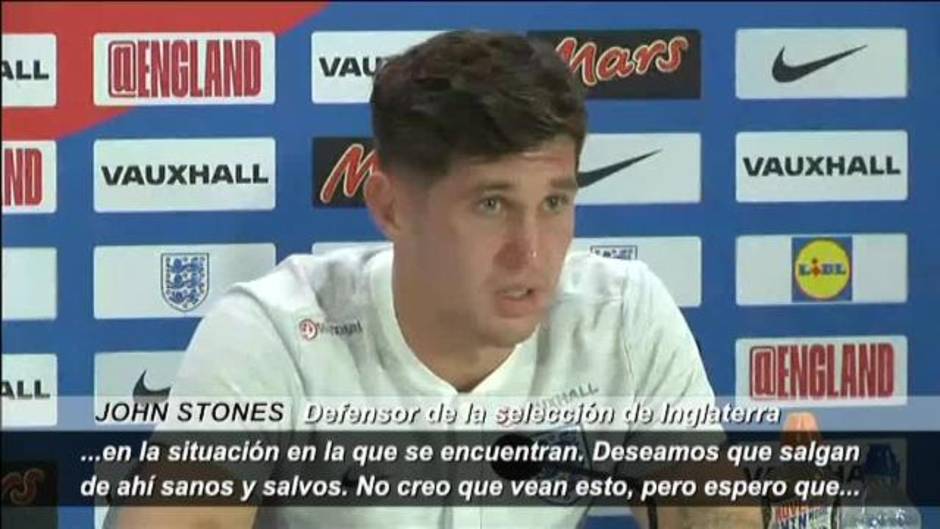 La selección inglesa manda un mensaje de apoyo a los chicos que están atrapados en una cueva tailandesa