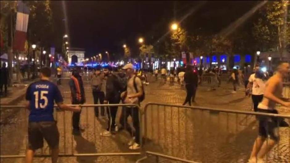 Incidentes y heridos en la celebración por el pase de Francia a la final del Mundial