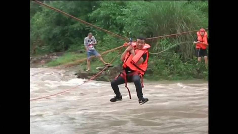 Las fuertes lluvias generan inundaciones en China