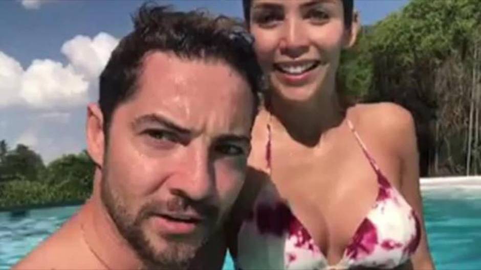 David Bisbal y Rosanna Zanetti disfrutan del verano con Ella