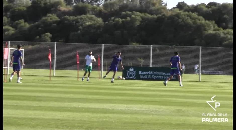 Entrenamiento en Montecastillo con protagonismo para el balón y el apartado físico