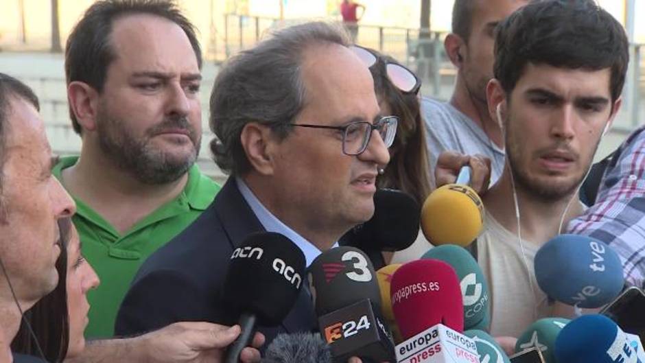 Torra exige a Sánchez acabar con arbitrariedad justicia española