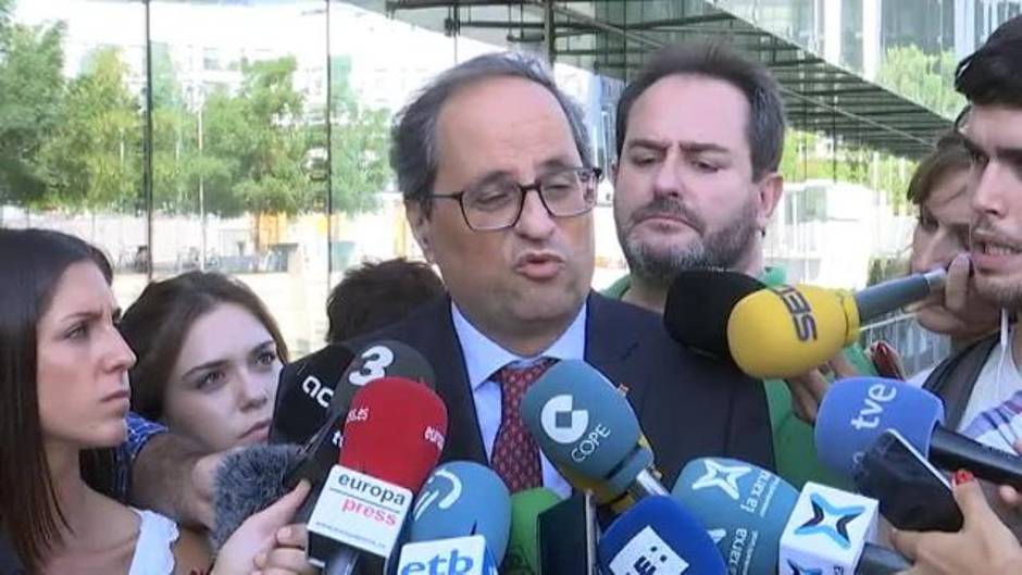 Torra: "La credibilidad de la justicia española está por los suelos"