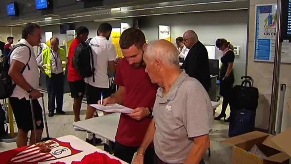 El Sevilla viaja rumbo a Budapest