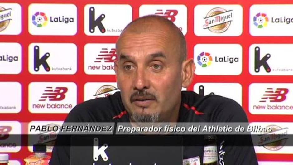 El preparador físico del Athletic de Bilbao se deshace en elogios con Berizzo