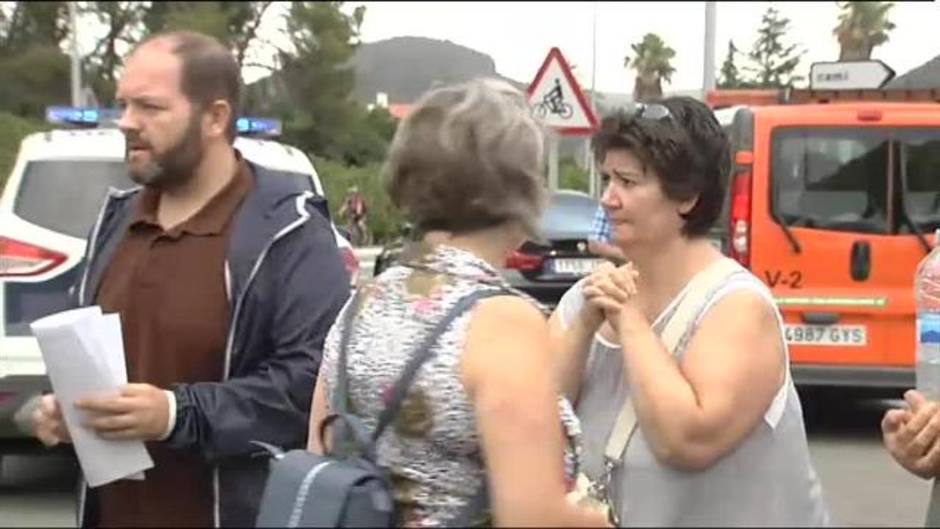 Desoladora imagen la de las casas de algunos de los afectados completamente carbonizadas