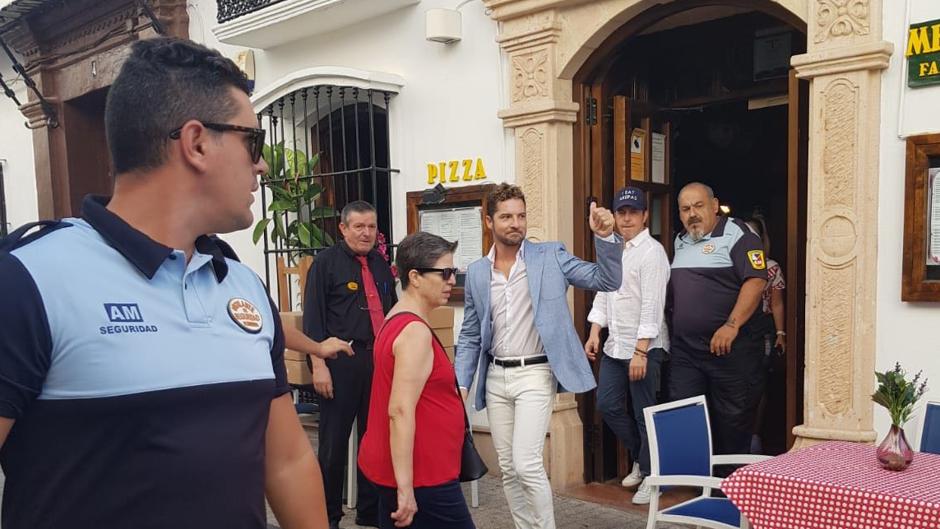 David Bisbal graba su nuevo videoclip en Marbella