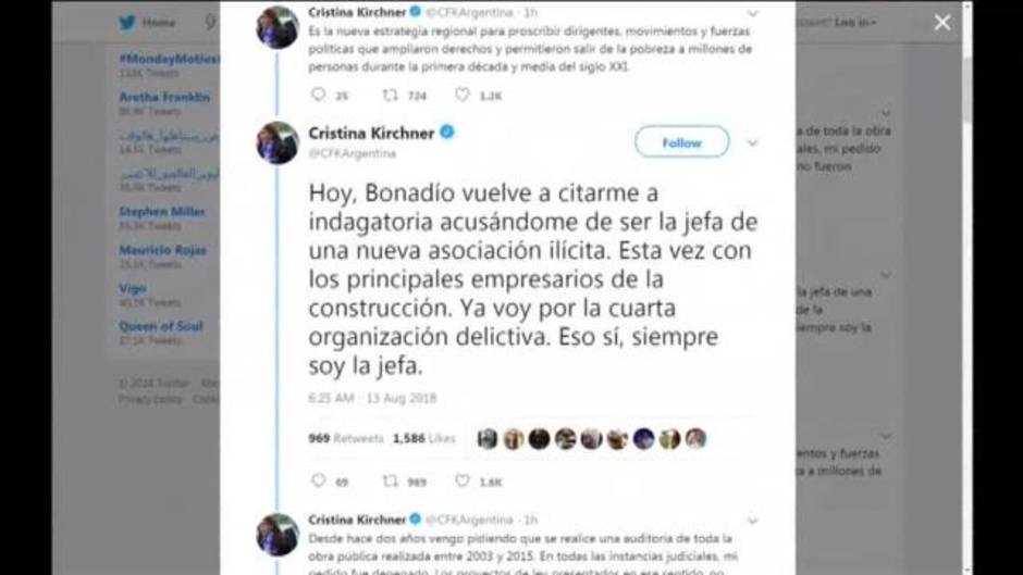 La Policía Federal allana el edificio de Cristina Fernández de Kirchner