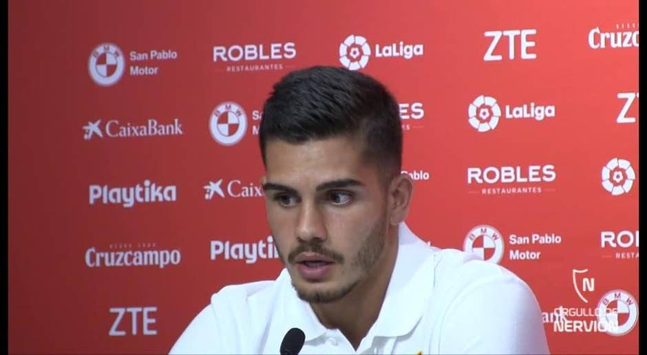 André silva contento por llegar al Sevilla