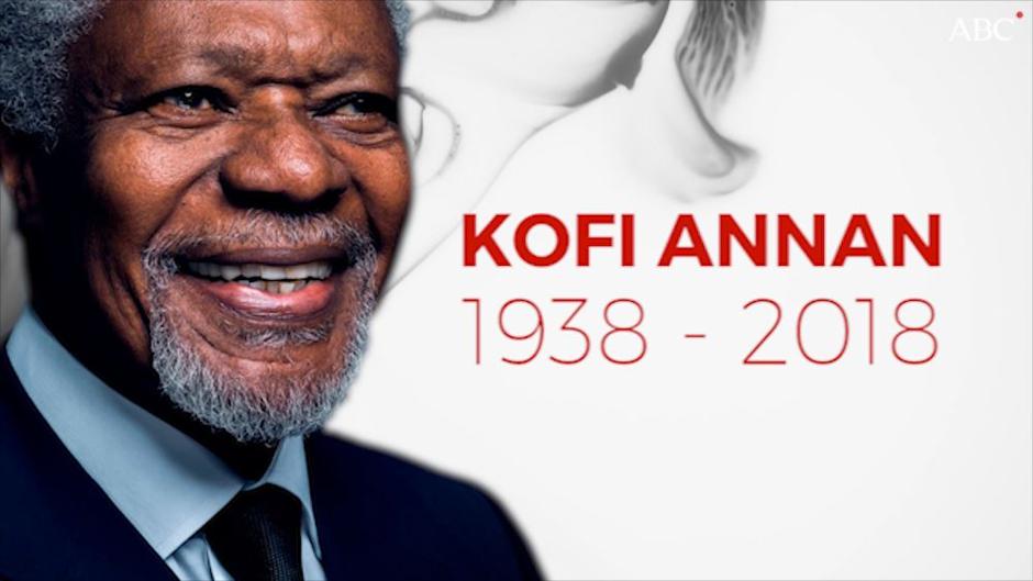 Muere Kofi Annan, ex secretario general de la ONU y Nobel de la Paz