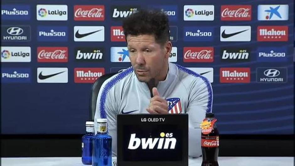 Simeone elude responder sobre el futuro de Filipe Luis