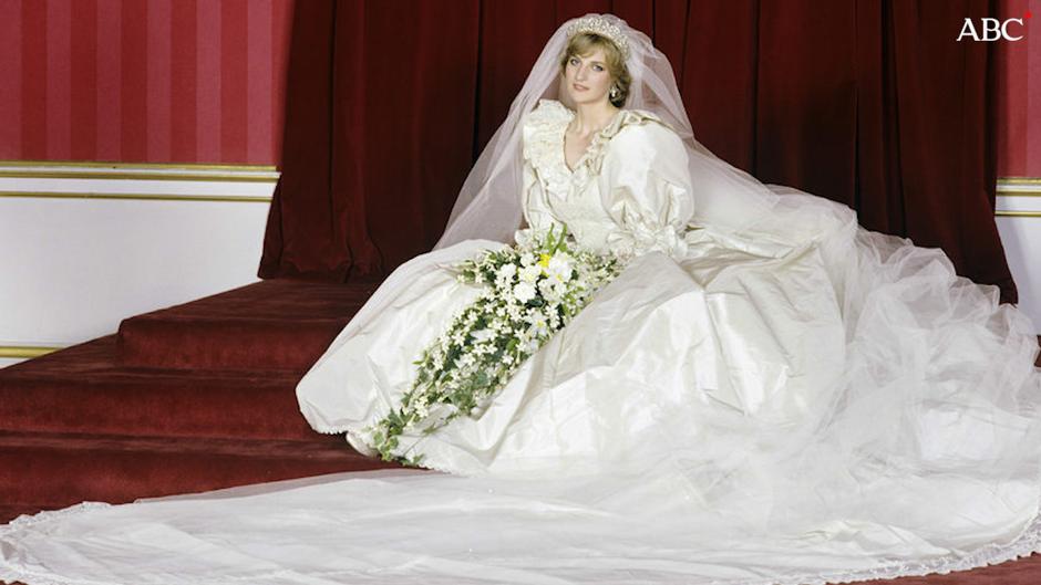 El misterioso vestido de novia de Diana de Gales