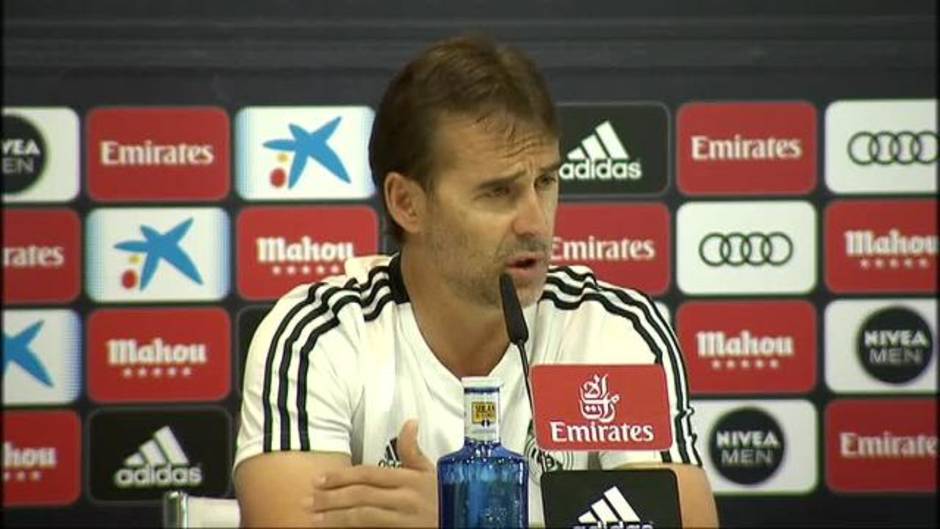 Lopetegui: "Con la llegada de Mariano la plantilla queda cerrada, estamos contentos"