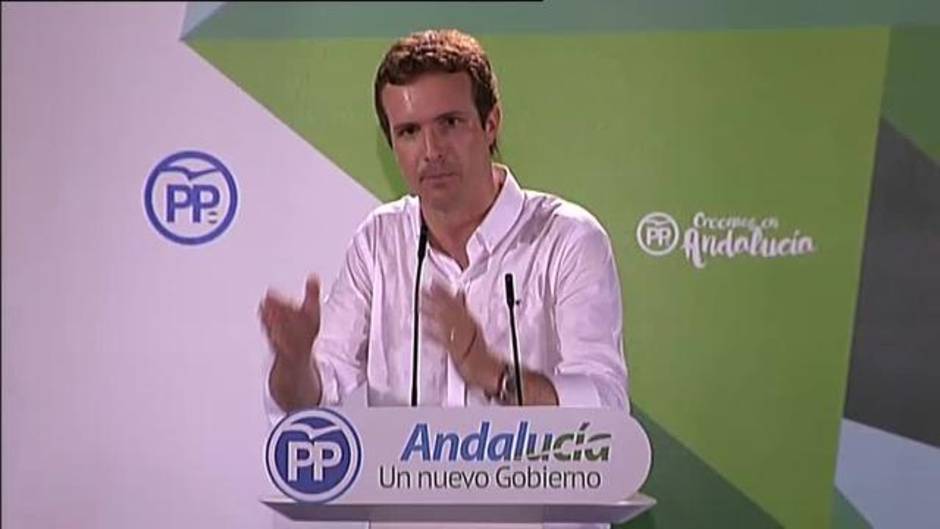 Pablo Casado: "cada vez que el PSOE llega al poder, suben los impuestos"