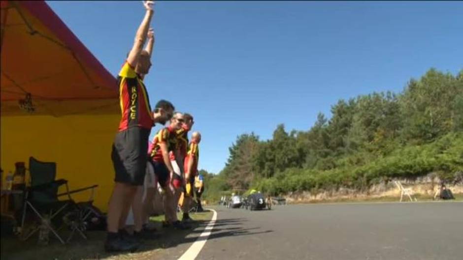 Gran premio de coches a pedales en Reino Unido