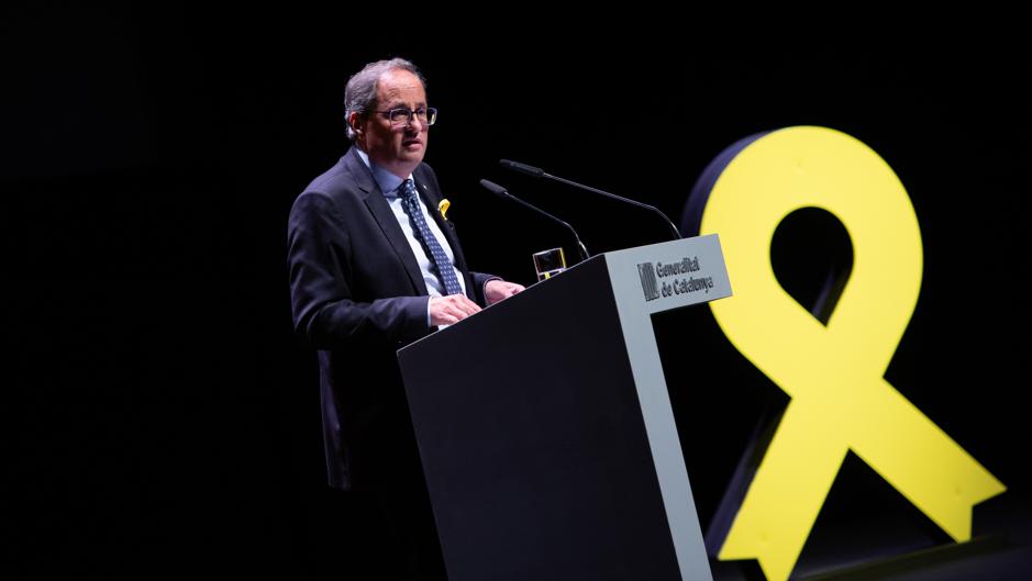 Torra: «El mandato del 1-0 es vigente y trabajamos para hacerlo factible»