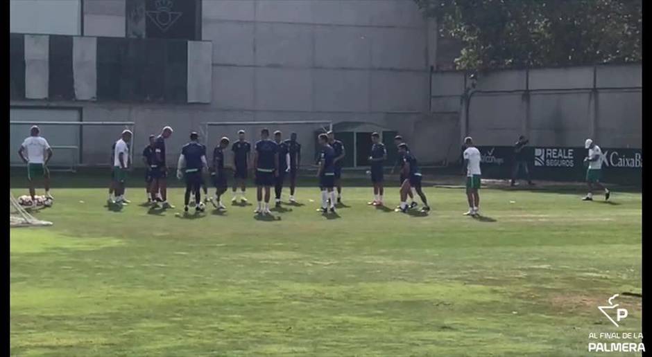 Sanabria, ausencia en el entrenamiento del Betis