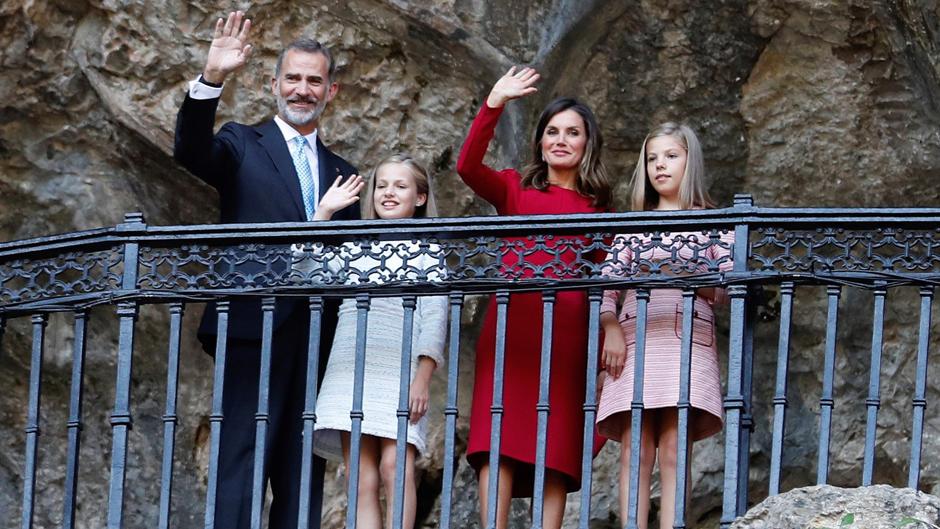 Así ha sido la histórica visita de la Princesa a Covadonga