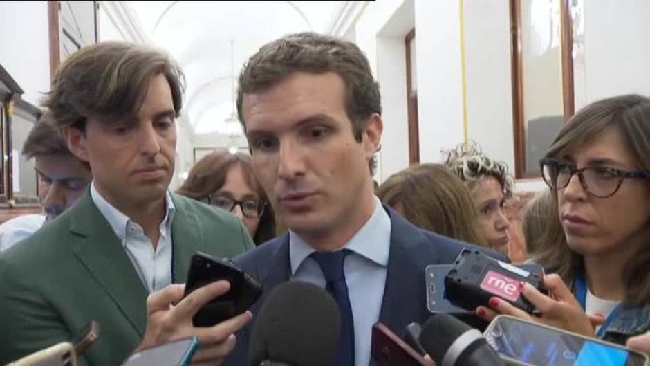 Casado insiste en distanciar su caso del de Montón: "Yo era un alumno más"