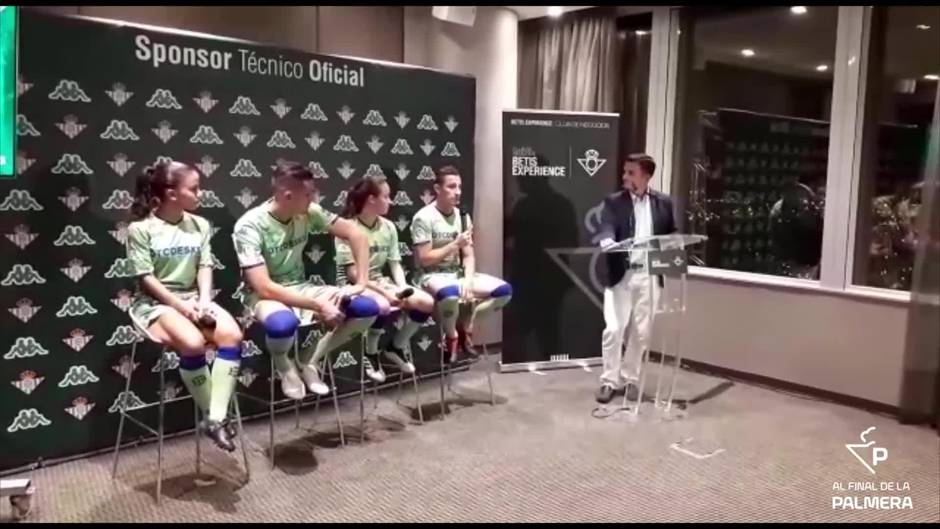 Feddal y Guardado hablan tras la presentacion de las tercera equipacion del Betis