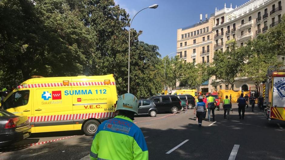 Derrumbe en el Hotel Ritz