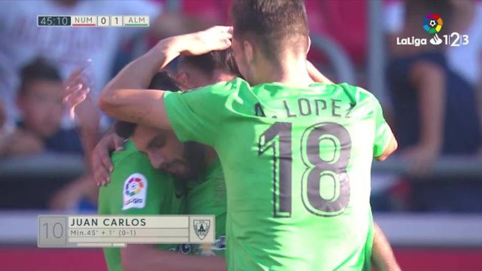 LaLiga 123: Los goles del partido Numancia - Almería (0-2)