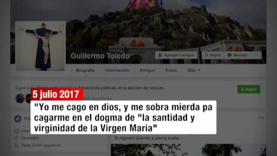 Willy Toledo será procesado por ofender a los sentimientos religiosos