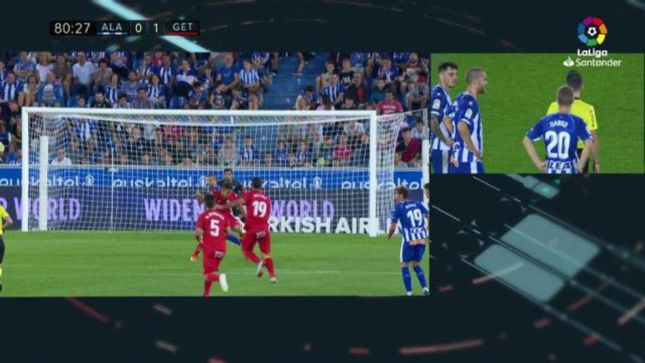 Gol de Amath (0-1) en el Alavés 1-1-Getafe